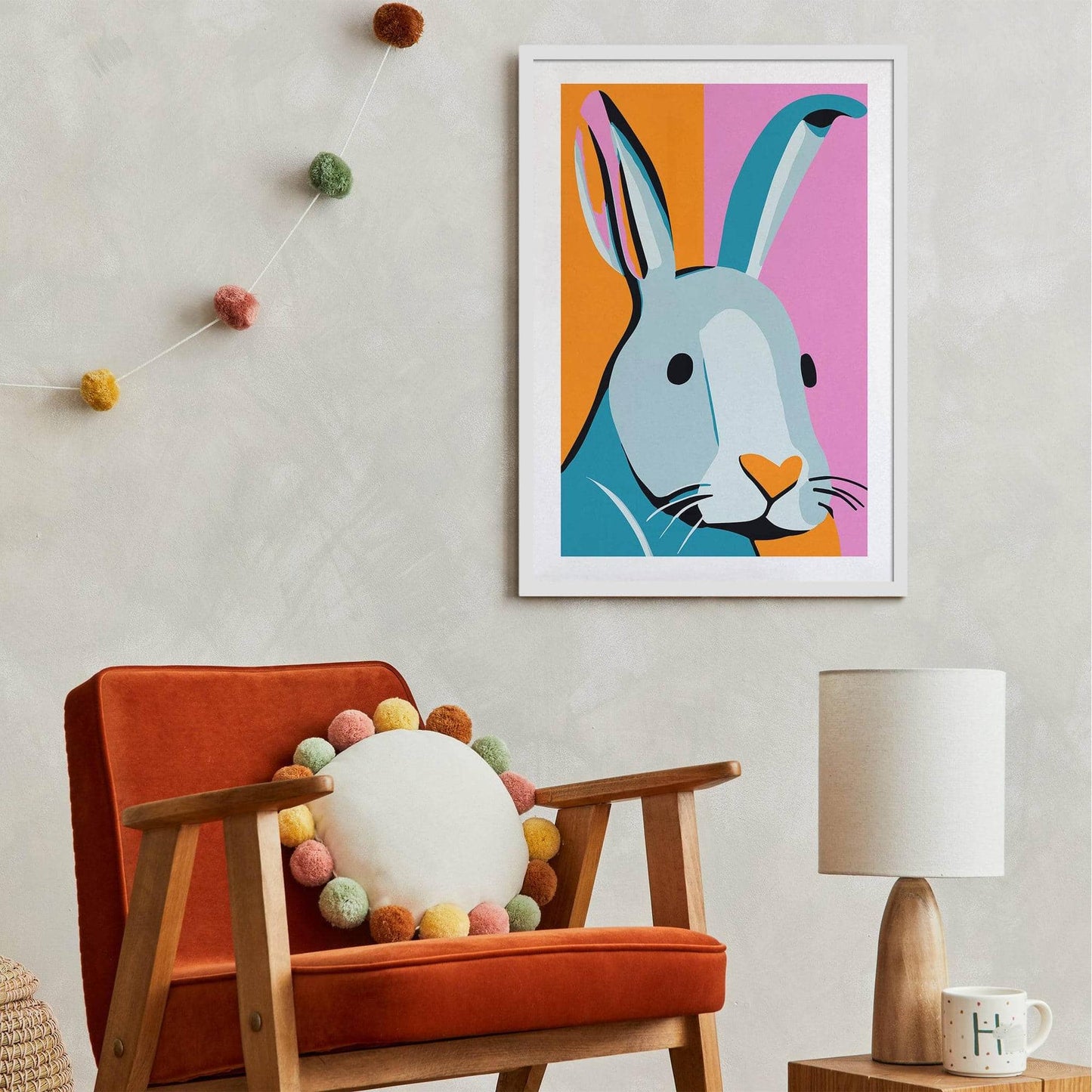 Easter Bunny Nursery Poster - HypeSheriff