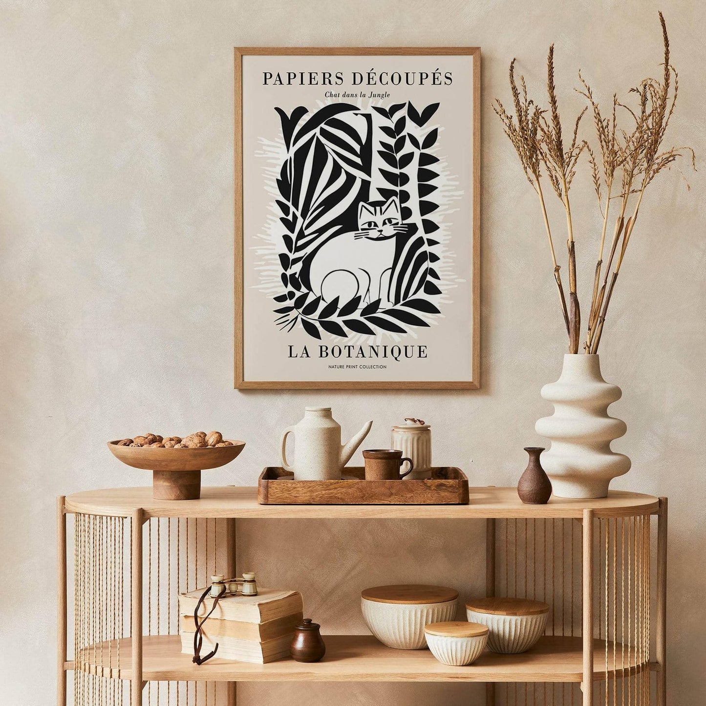 Cat in the Jungle Poster - HypeSheriff
