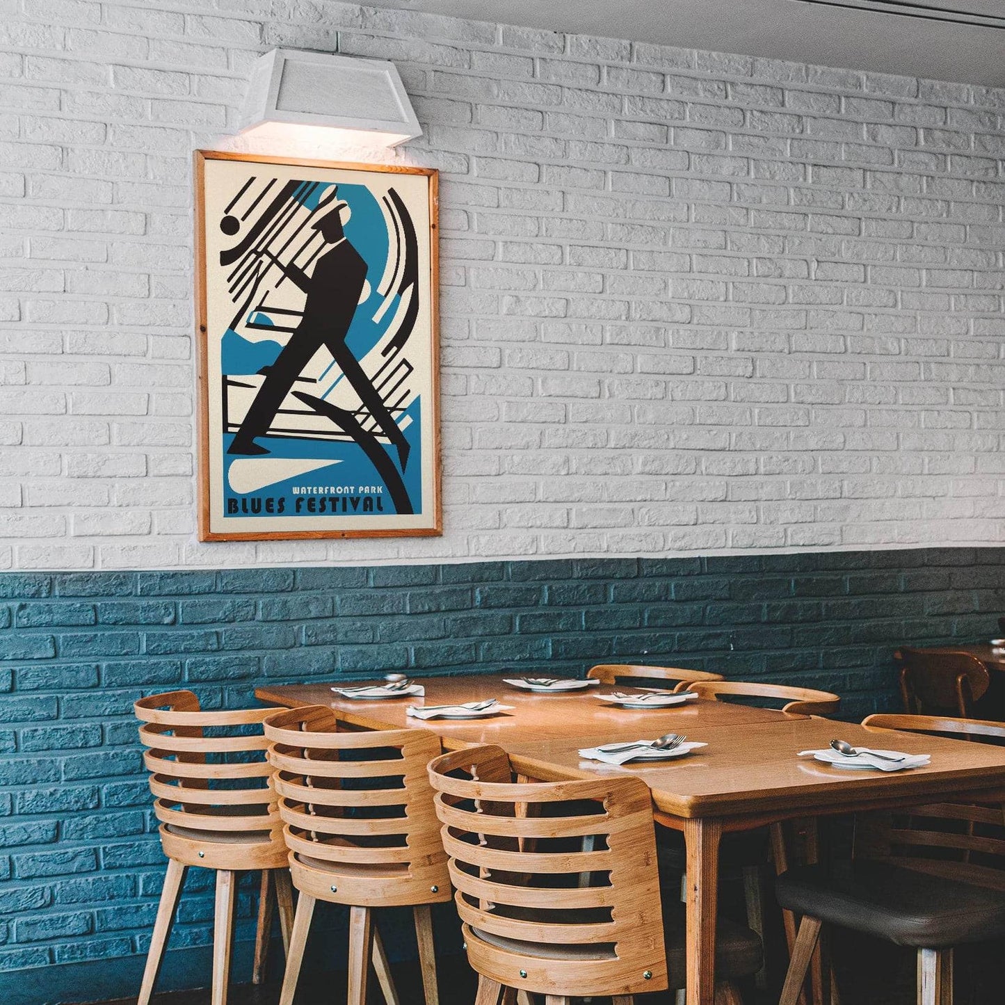 Waterfront Blues Festival Poster - HypeSheriff