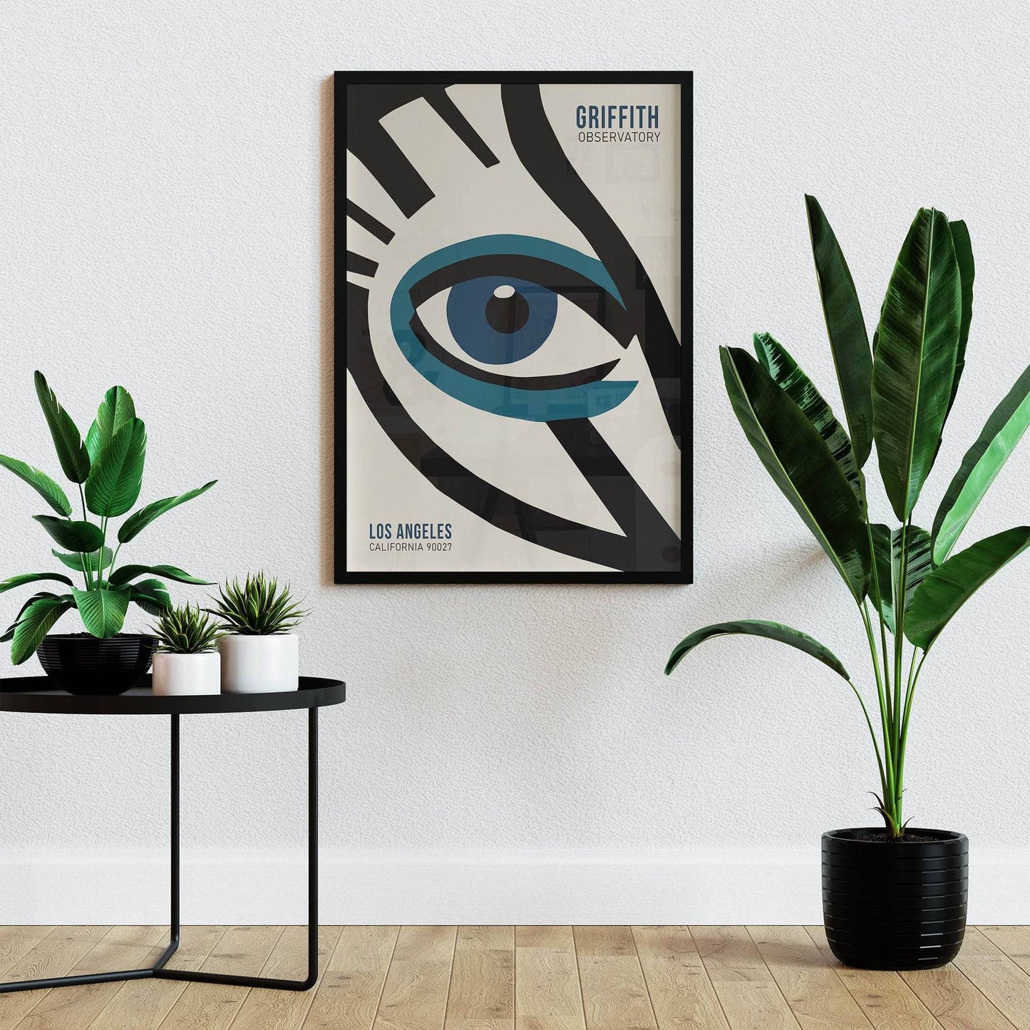 Griffith Observatory Space Art Print - HypeSheriff