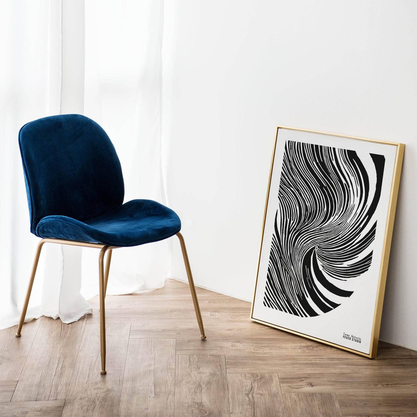 FEVER STUDIO - Formes Abstraites II Poster - HypeSheriff