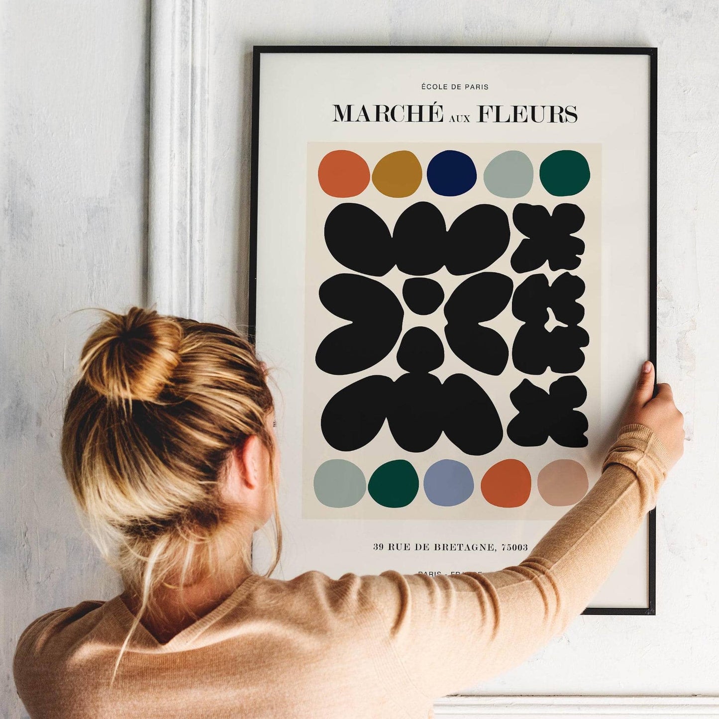Marche aux Fleurs Paris Poster - HypeSheriff
