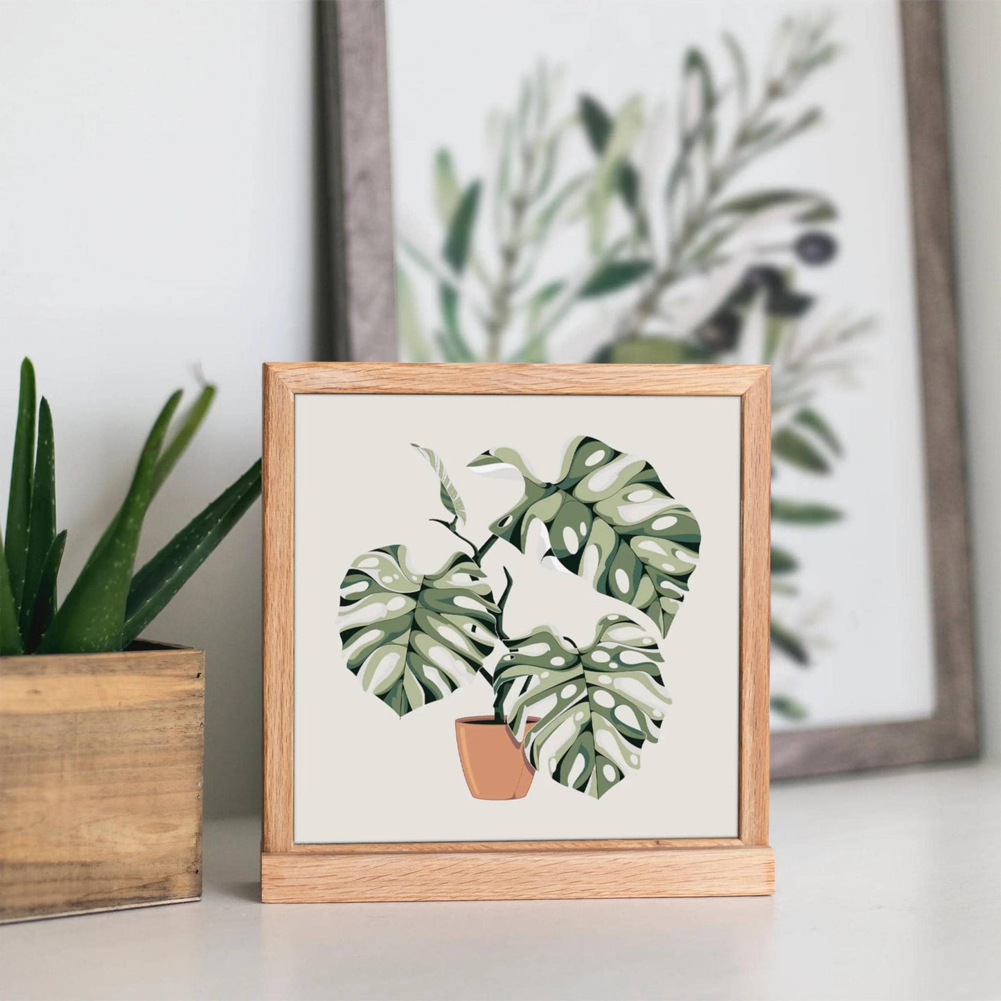 Hause Plant Monstera Print - HypeSheriff