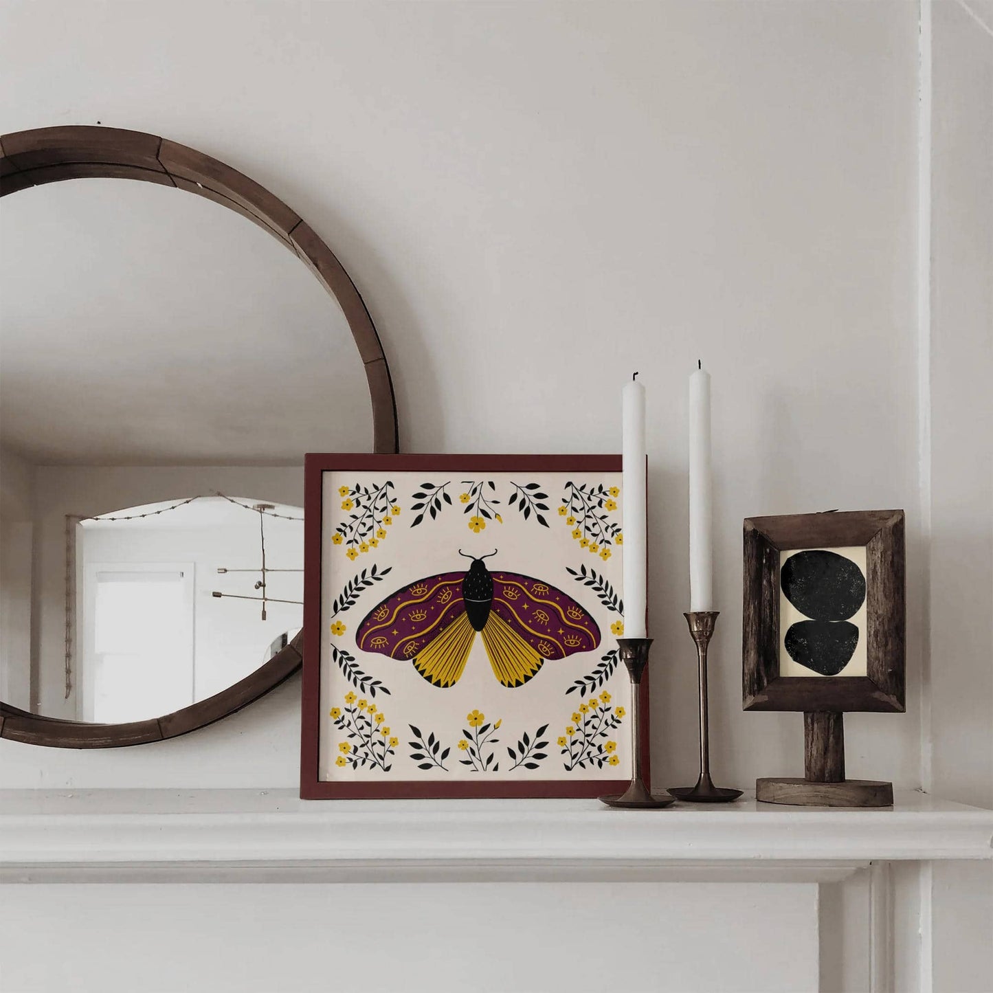 Bohemian Nature Butterfly Print - HypeSheriff