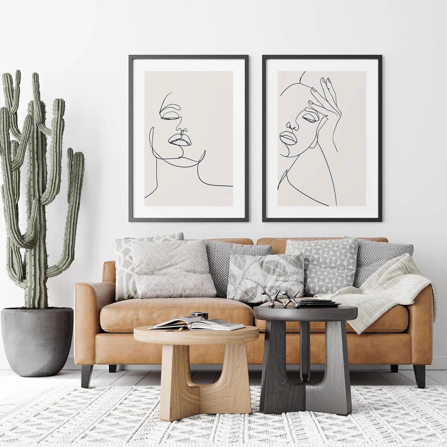 Set of 2 Aesthetic Women Posters - HypeSheriff
