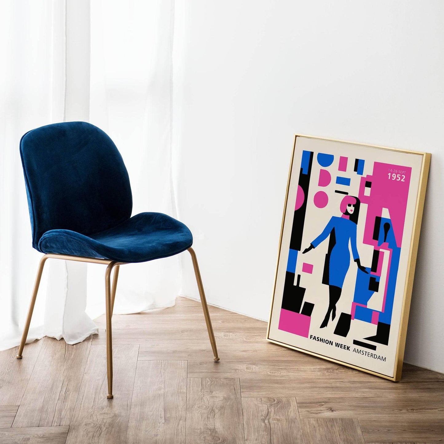 Retro Modern Fashion Week Poster - HypeSheriff