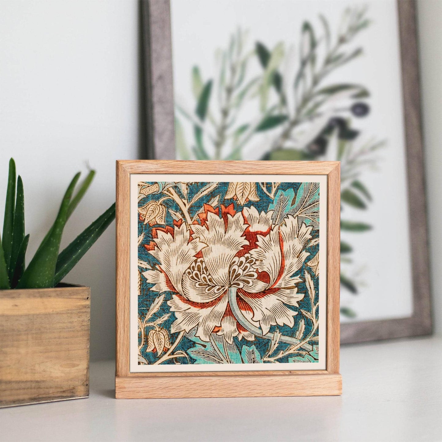 Vintage Flower Square Print - HypeSheriff