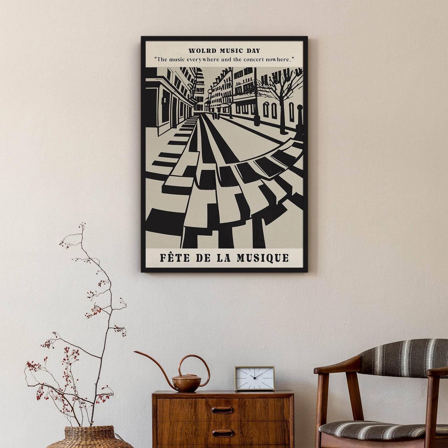 Fete de la Musique Travel Poster - HypeSheriff