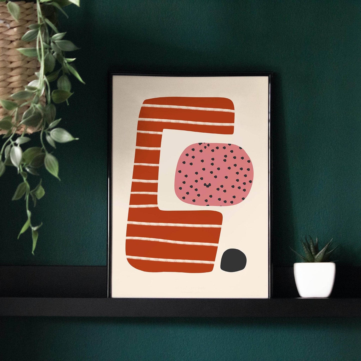 Set of 2 Mid Century Modern Composition Prints - HypeSheriff