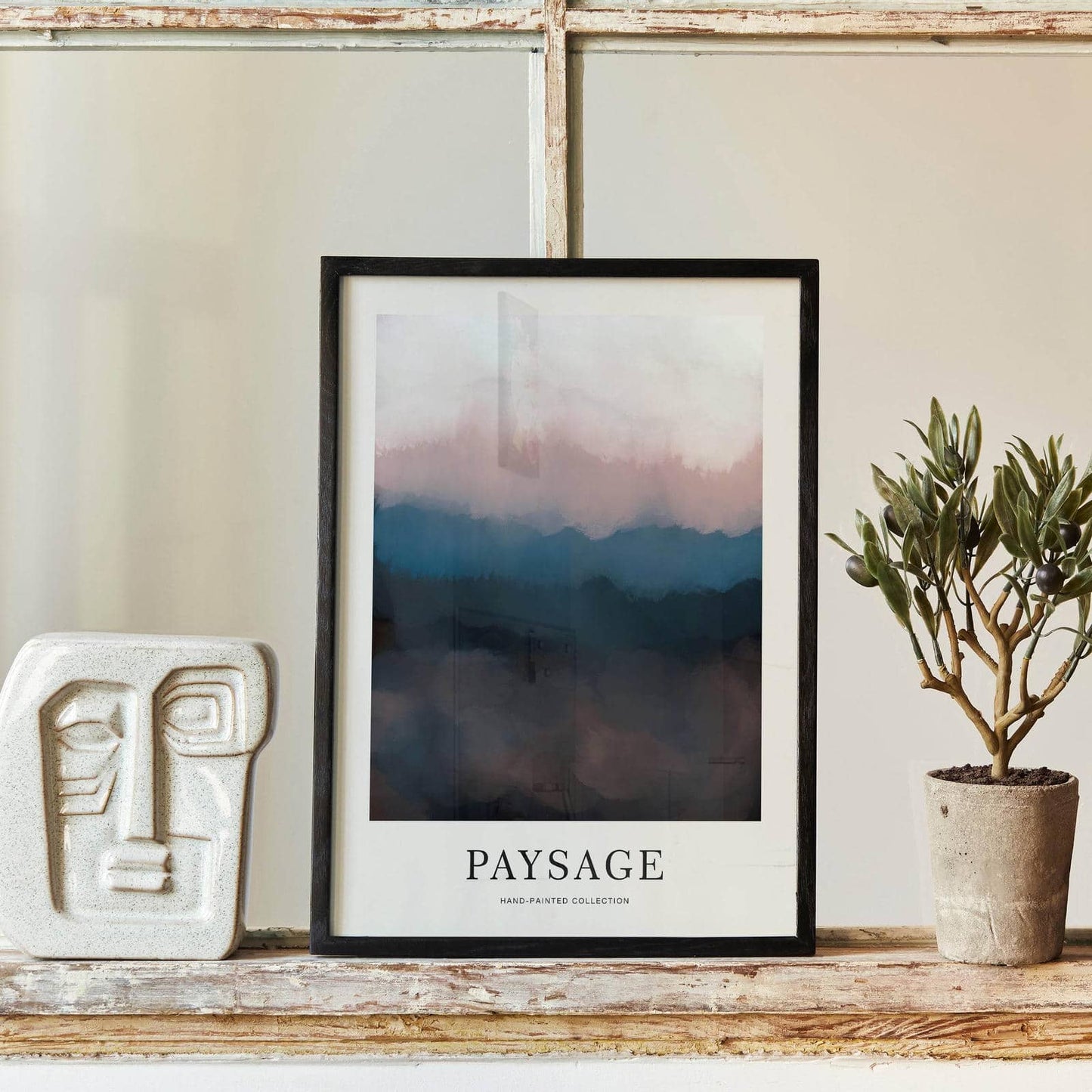 Dark Mountains Artistic Painted Poster - HypeSheriff