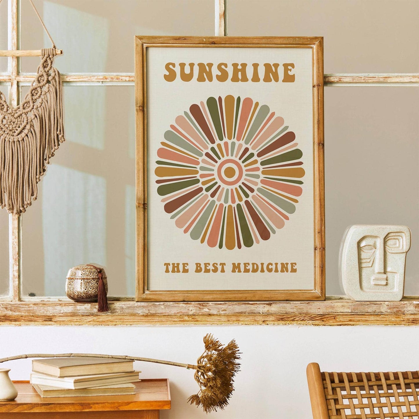 Sunshine - the best medicine, Boho Poster - HypeSheriff