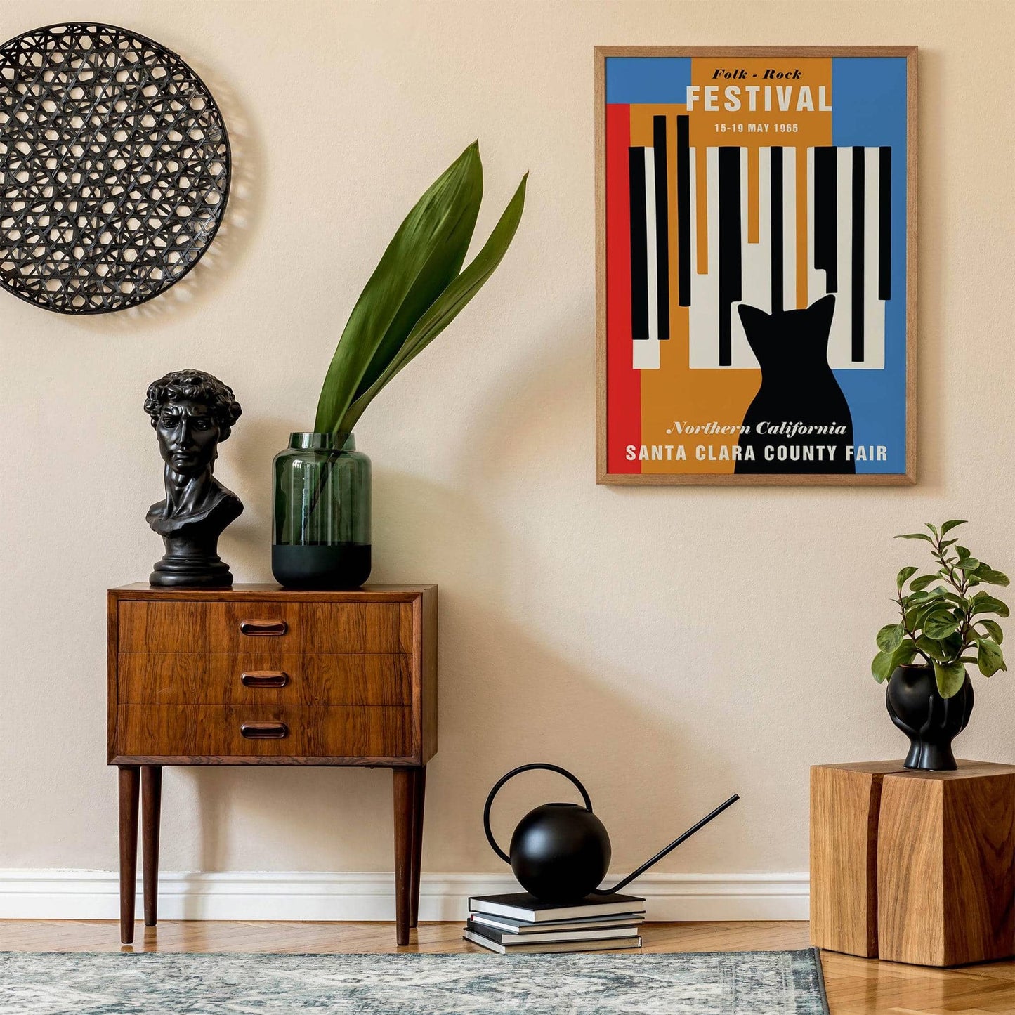 Folk Rock Music Festival Poster - HypeSheriff