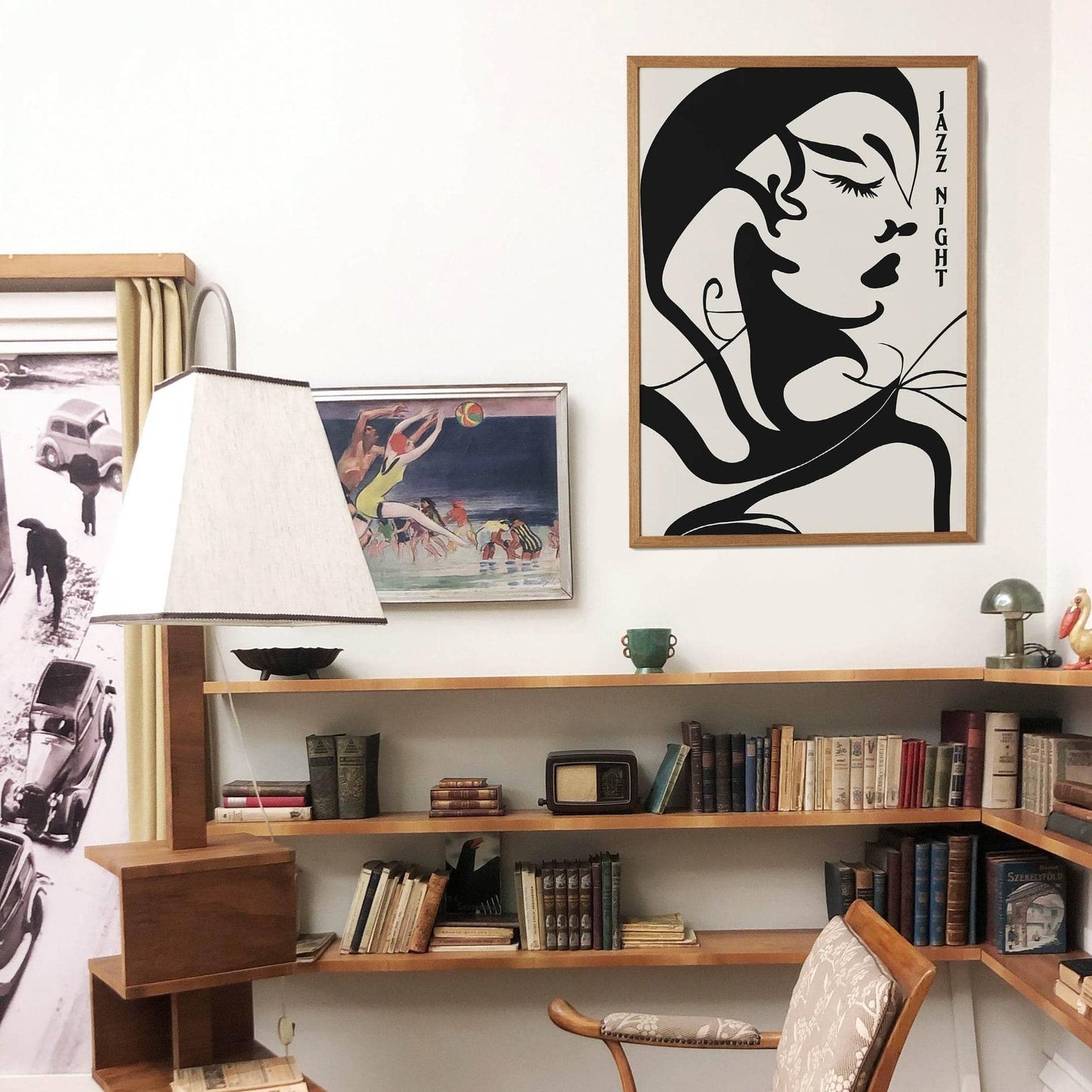 Jazz Night Woman Poster - HypeSheriff