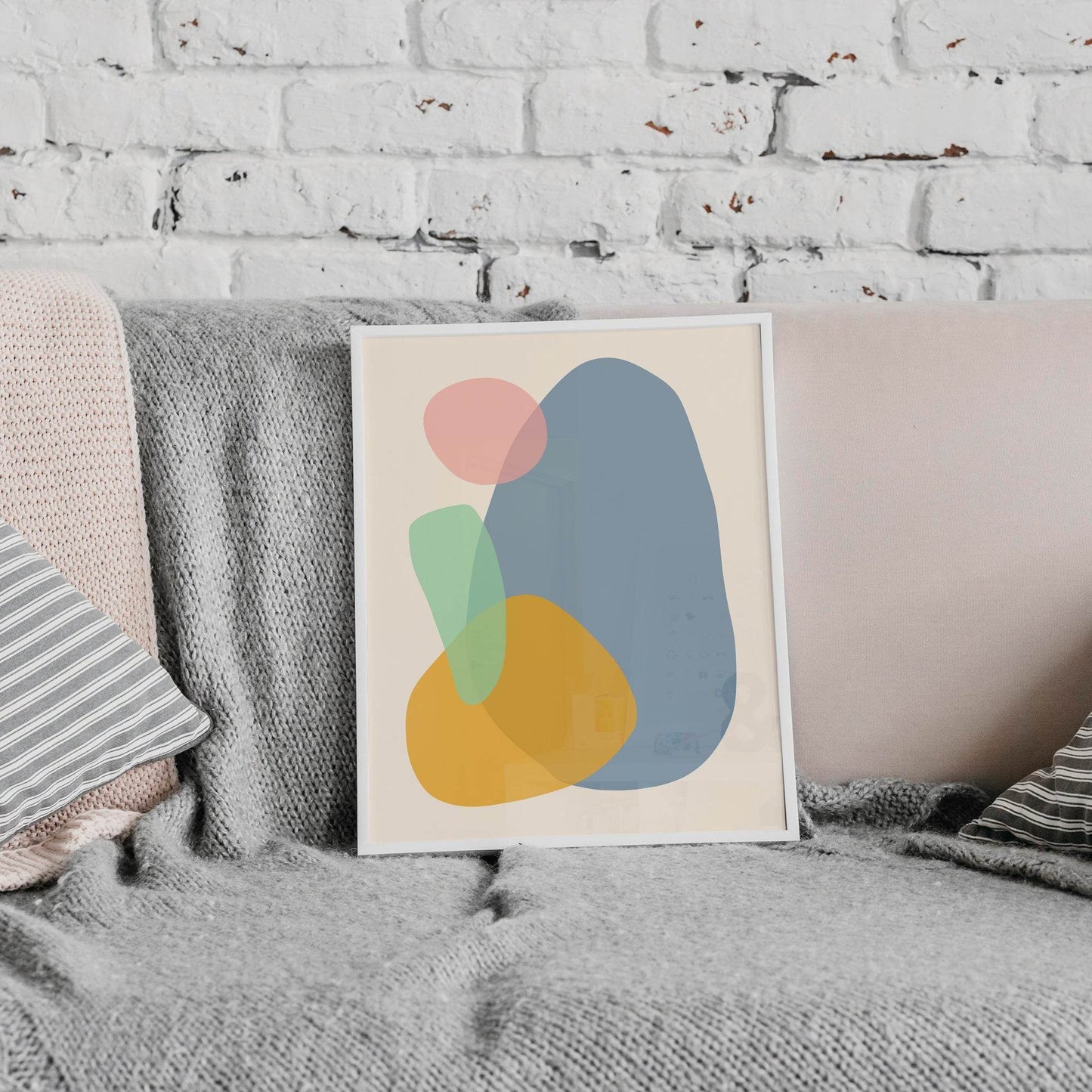 Handdrawn Modern Shapes Poster - HypeSheriff