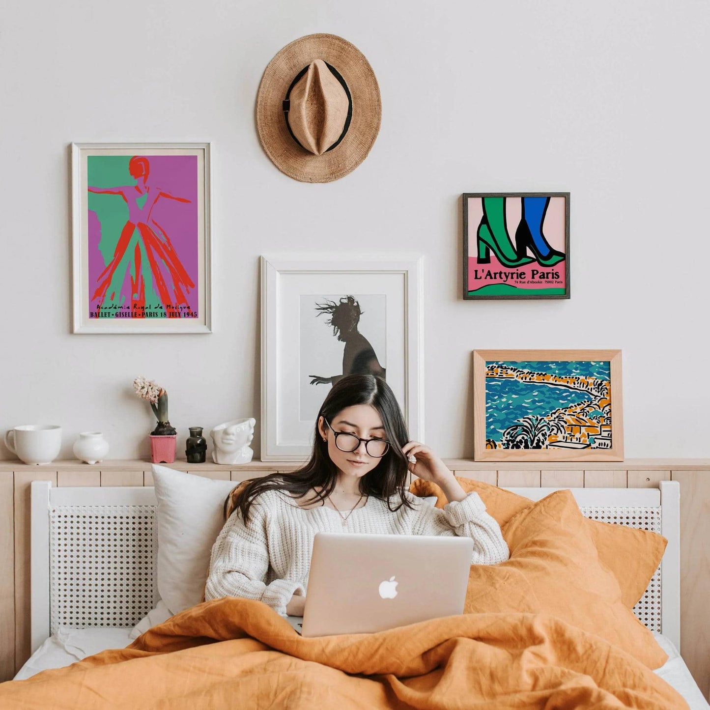 Colorful Retro Ballet Giselle Poster - HypeSheriff