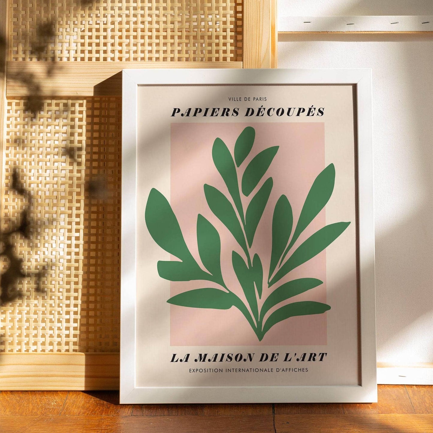Green Cut-Outs Nature Poster - HypeSheriff
