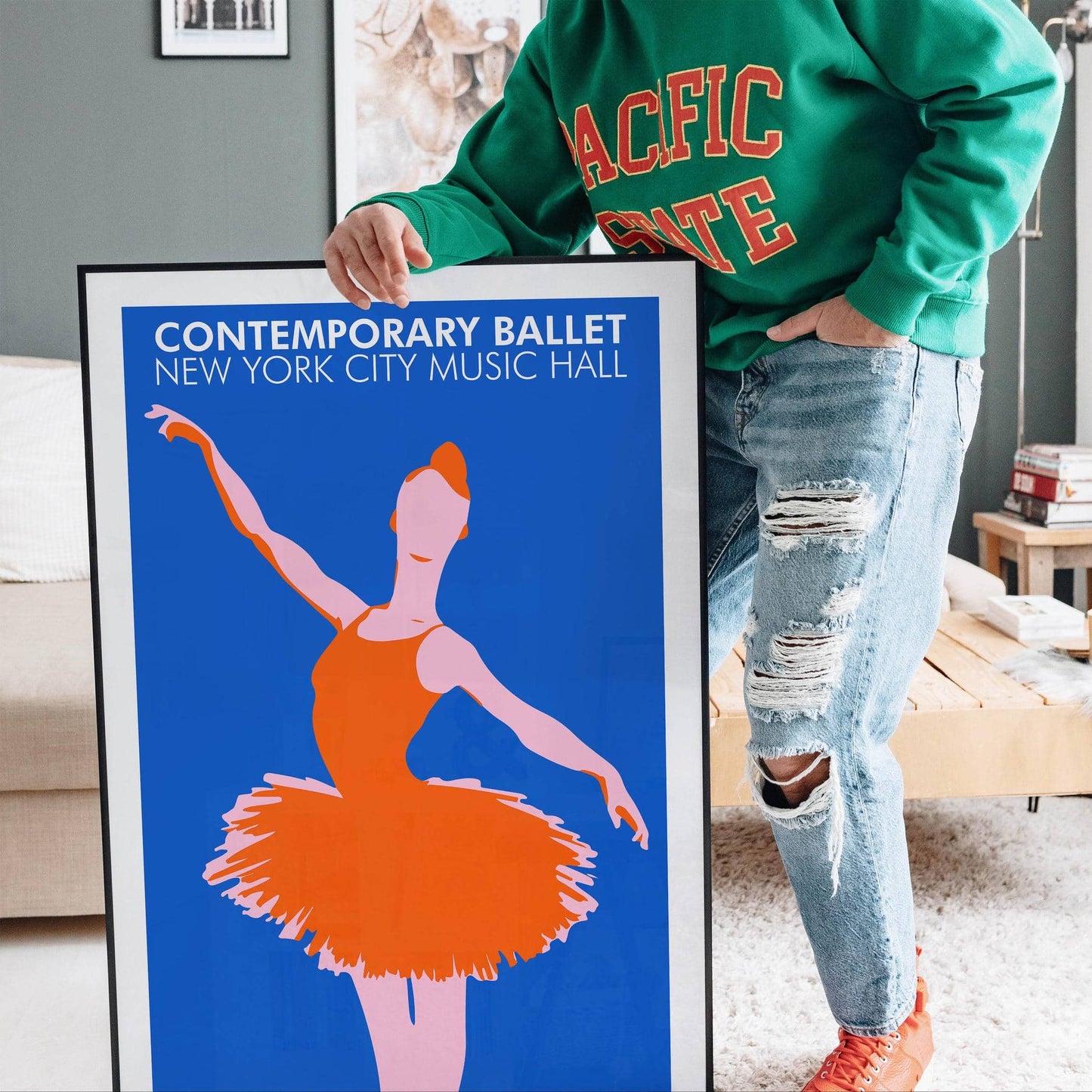 Contemporary New York Ballet Poster - HypeSheriff