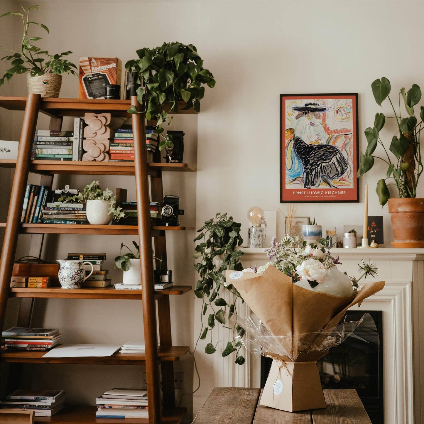 E.L.Kirchner, Woman in the Studio 1909 Poster - HypeSheriff