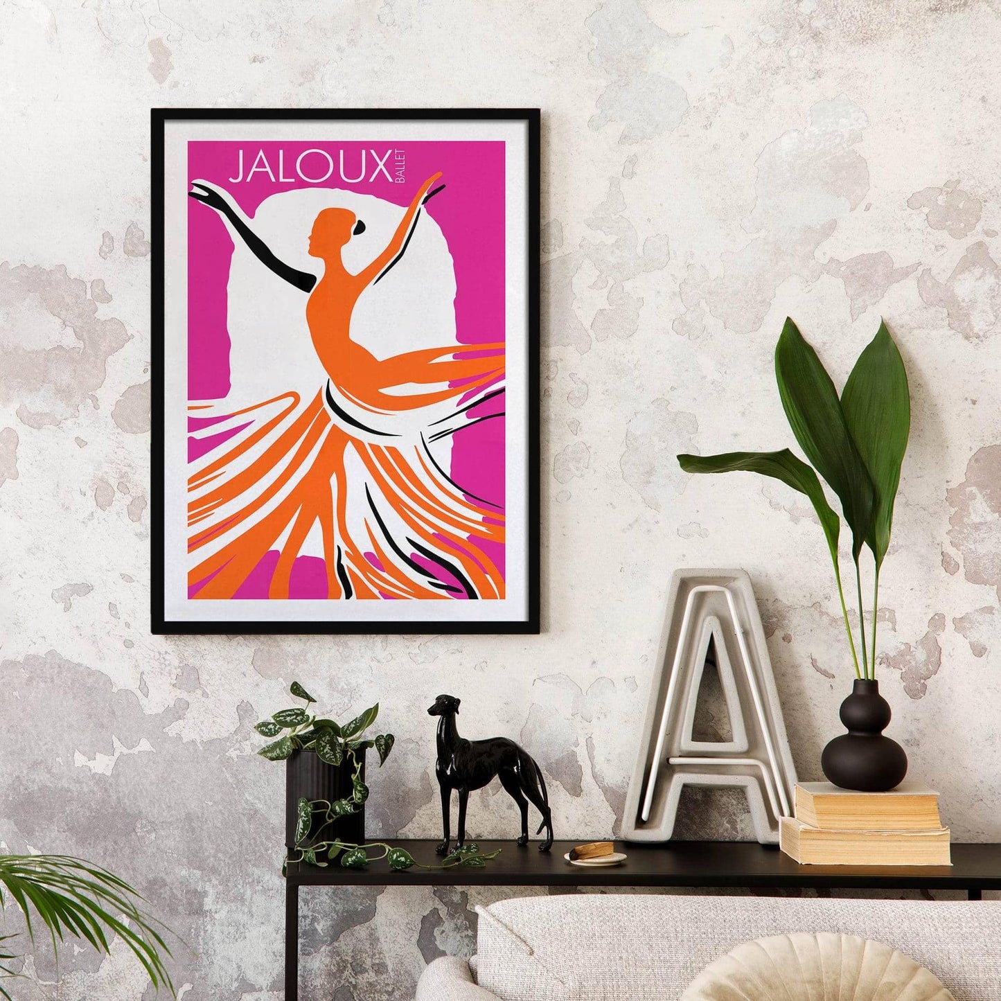 Jaloux French Ballet Art Poster - HypeSheriff