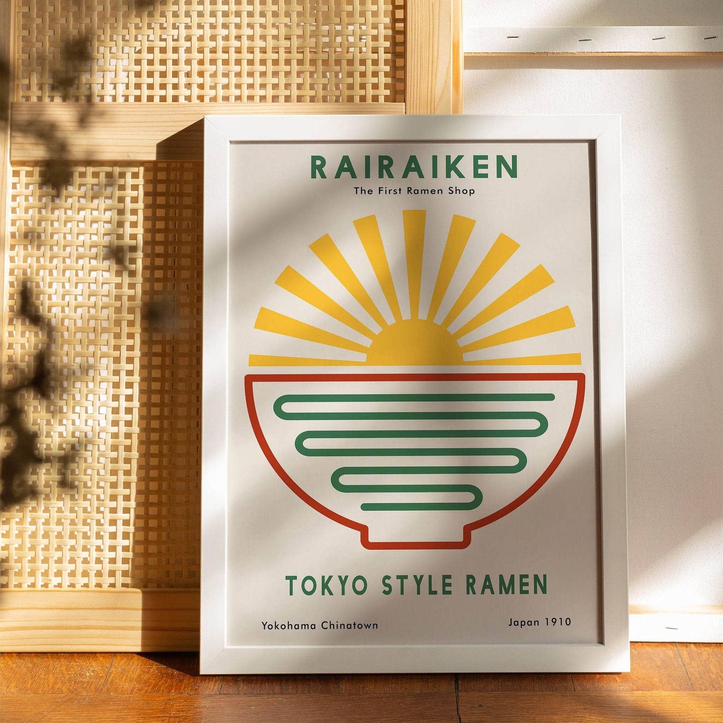Rairaiken, Tokyo Ramen Poster - HypeSheriff