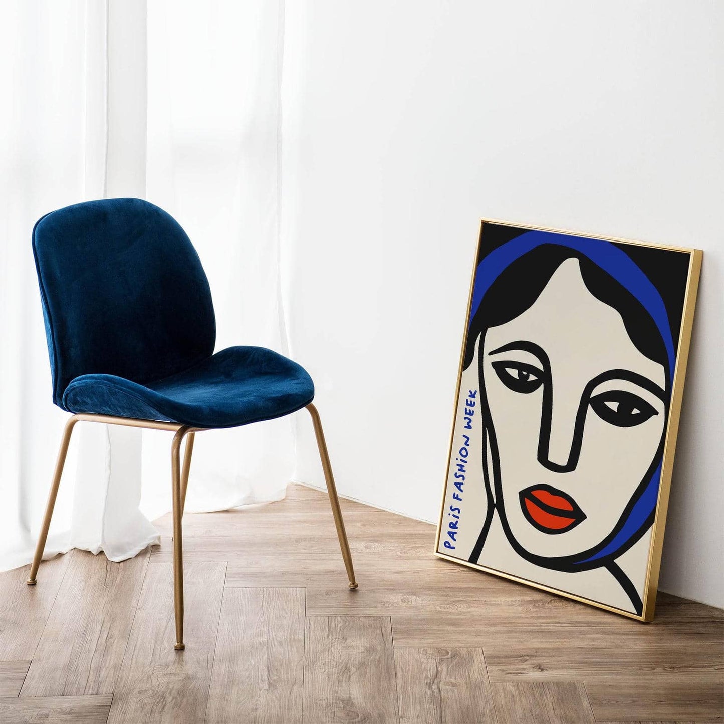 Retro Paris Fashion Week Woman Poster - HypeSheriff