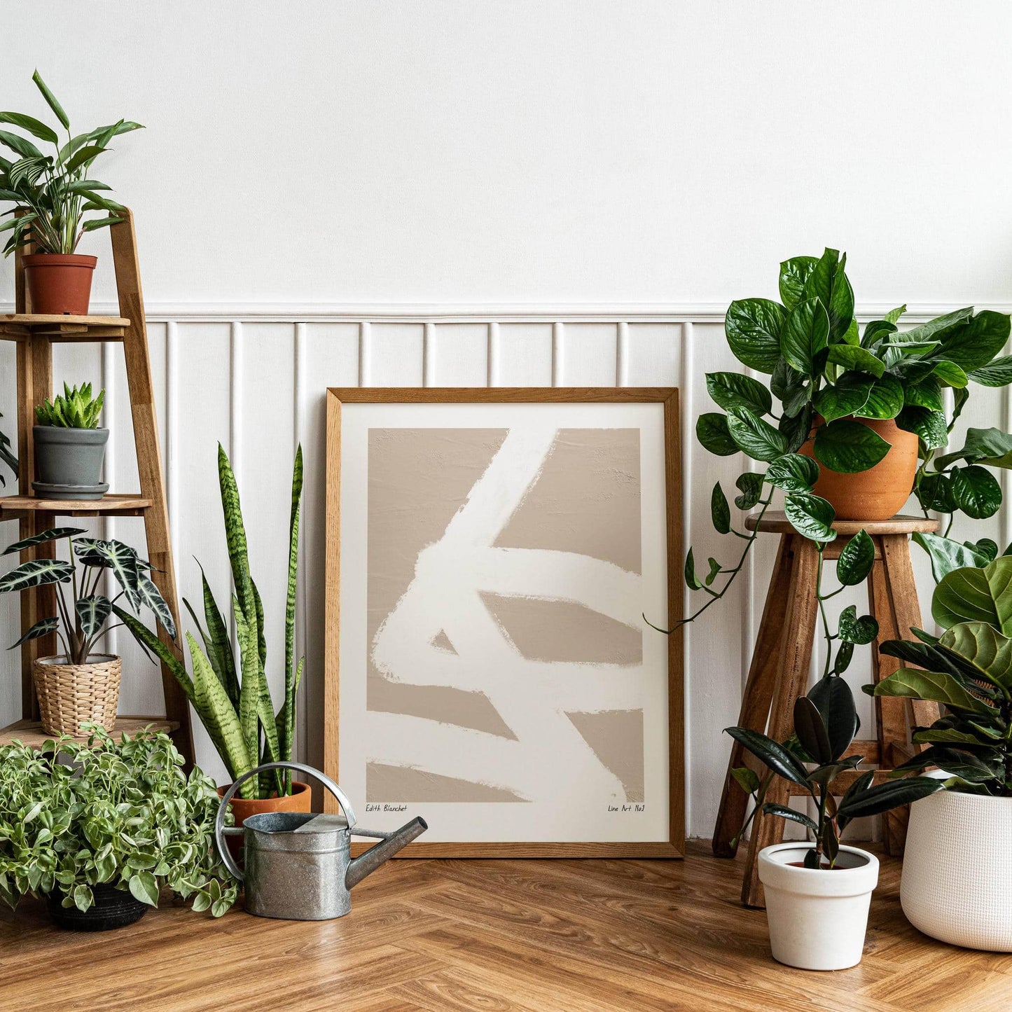 Set of 2 E. Blanchet Abstract Posters - HypeSheriff