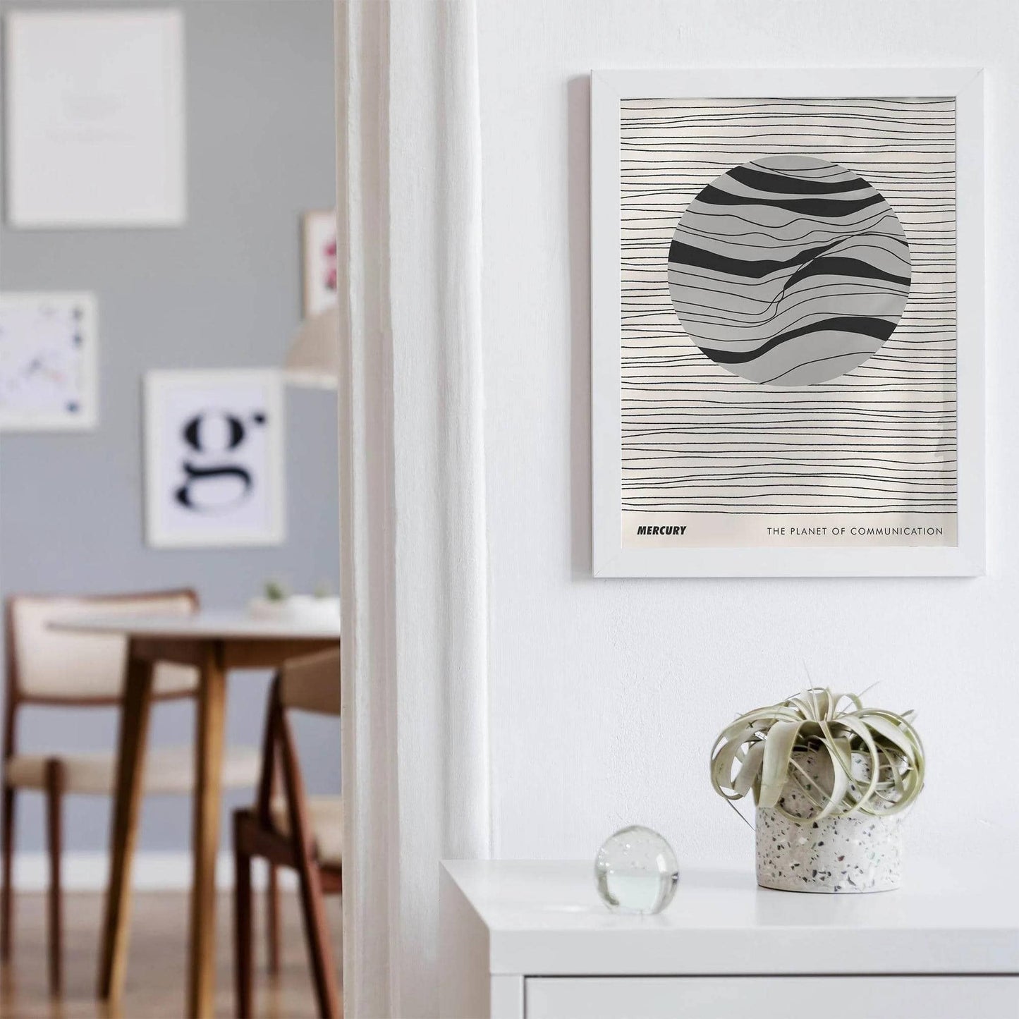 Mercury Planet Retro Poster - HypeSheriff