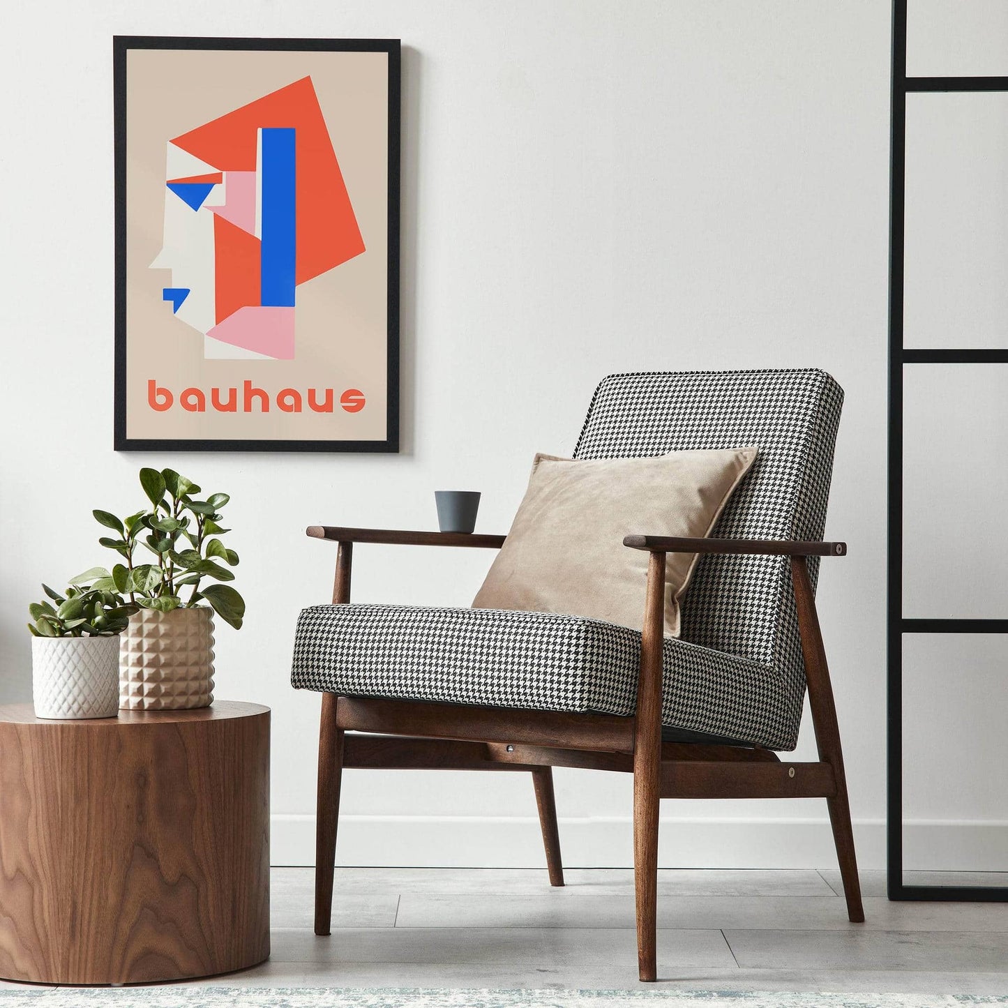 Bauhaus Woman Minimalist Poster - HypeSheriff
