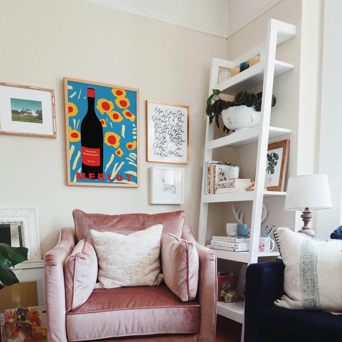 Vintage Beverage Merlot Wine Poster - HypeSheriff