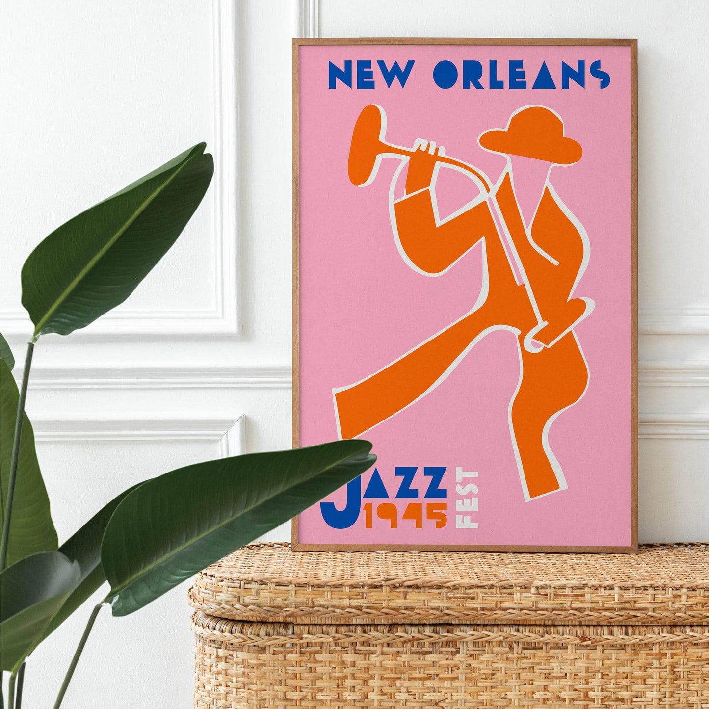 Pink Jazz Fest in Louisiana Poster - HypeSheriff