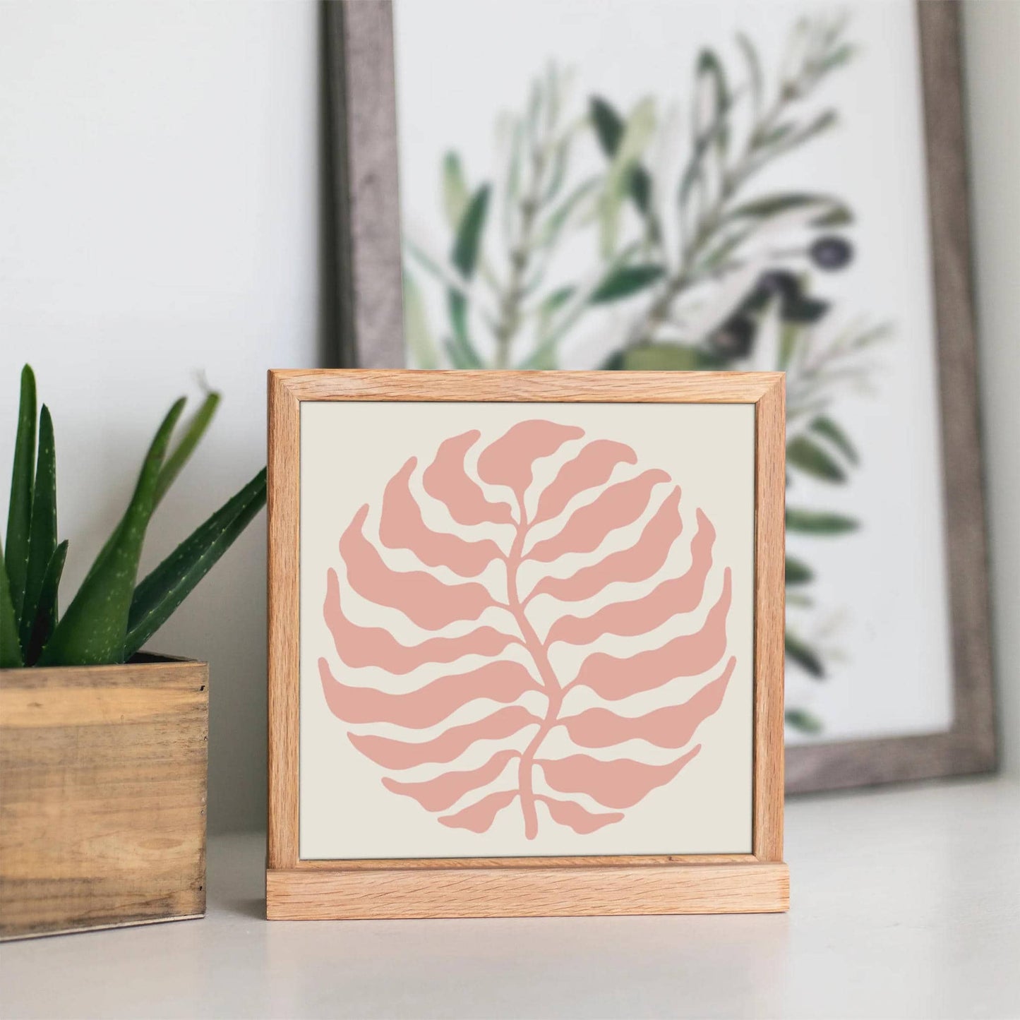 Pink Leaf Print - HypeSheriff