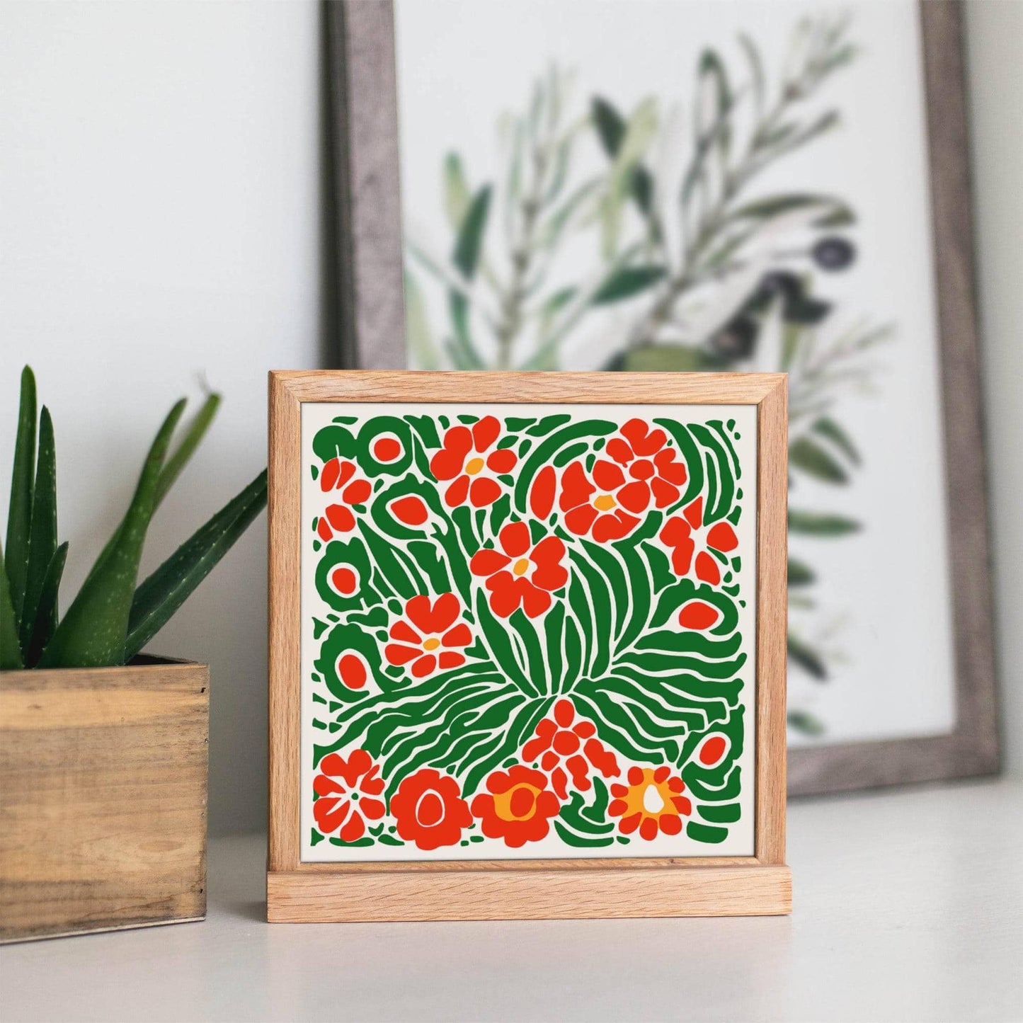 Botanical Cut Outs Flowers Print - HypeSheriff