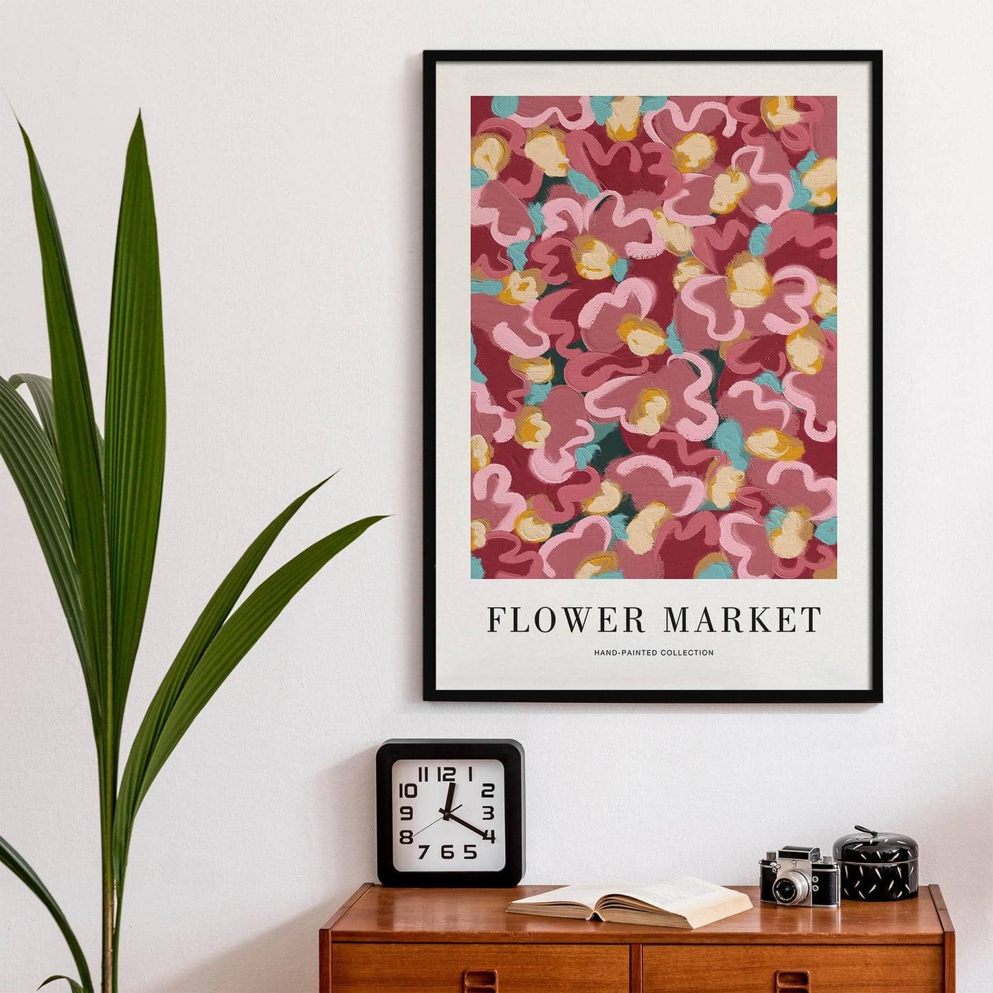 Painted Paris Flower Market Poster - HypeSheriff