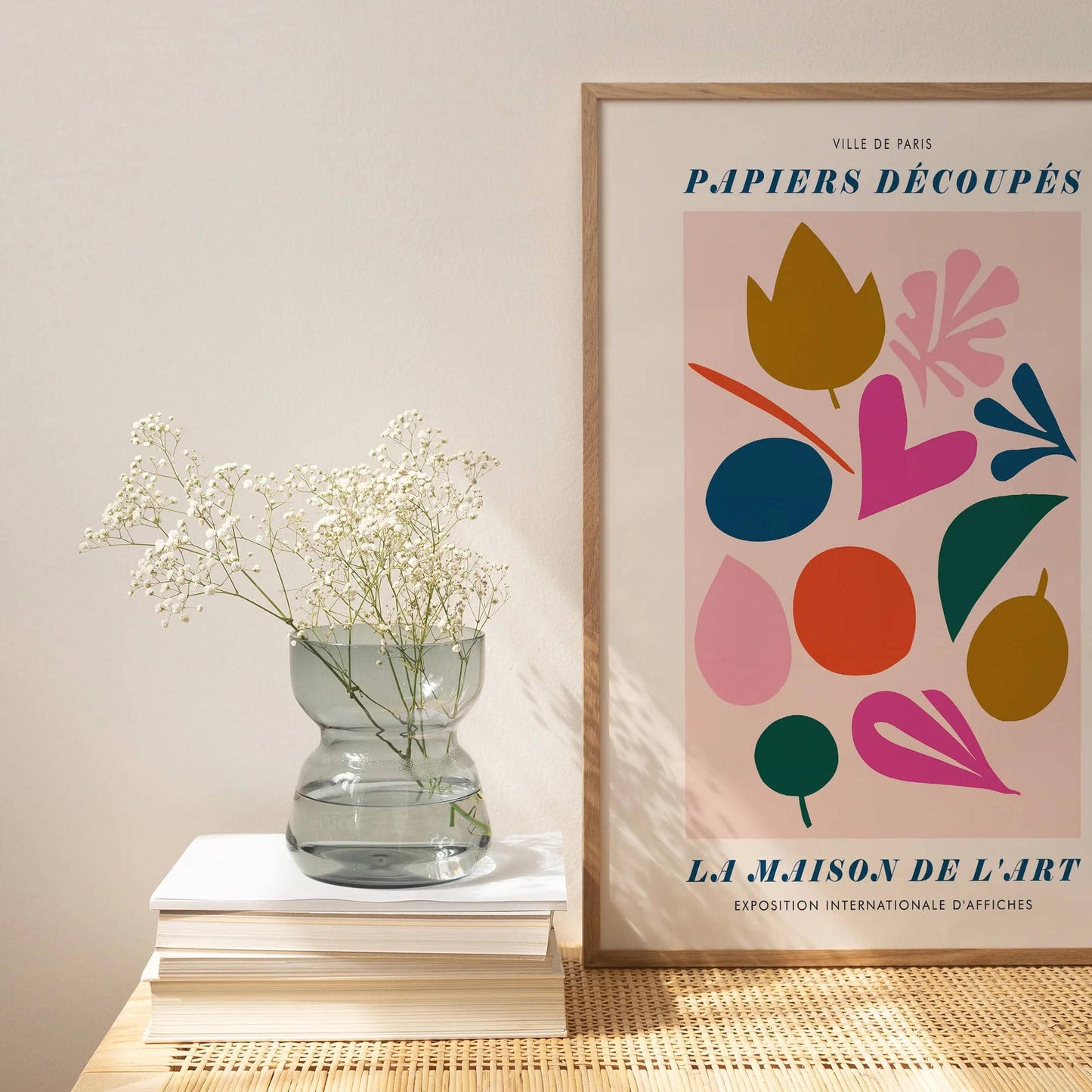 Abstract Papiers Decoupes Poster - HypeSheriff