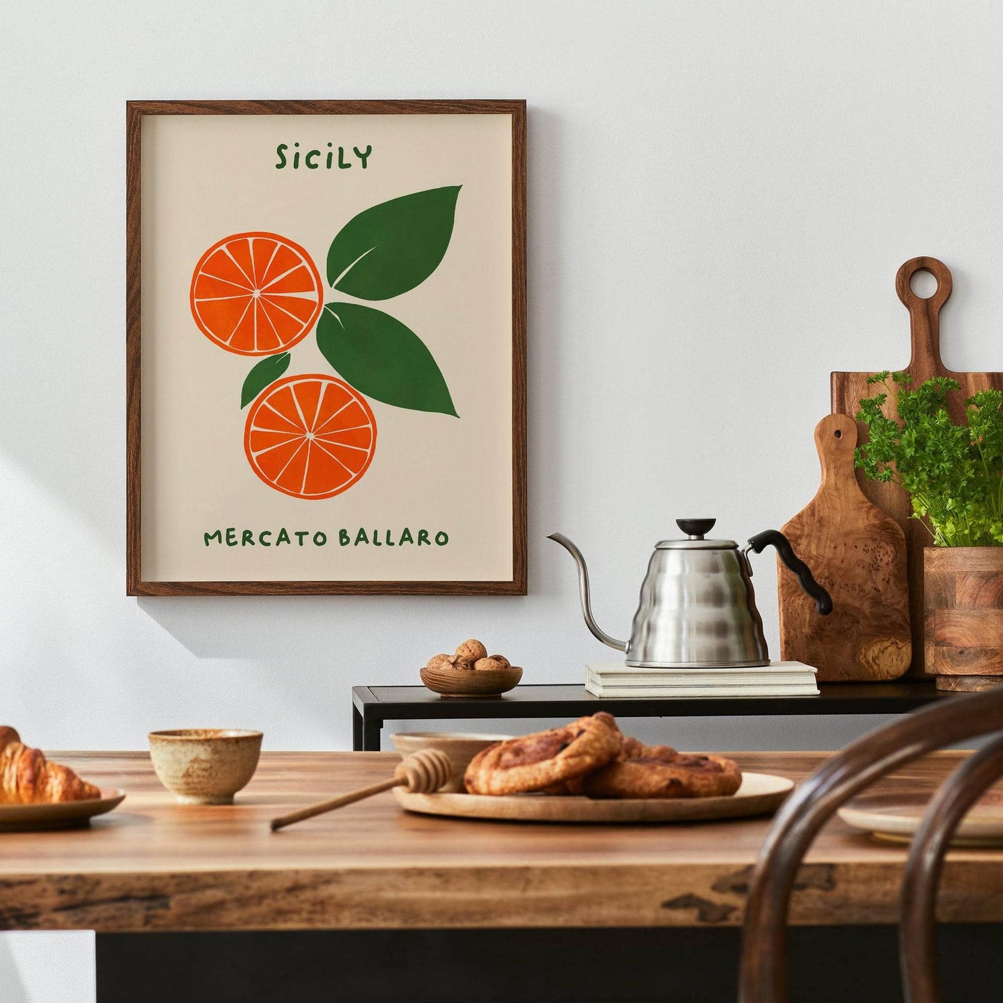 Sicily Farmers Market Travel Poster - HypeSheriff