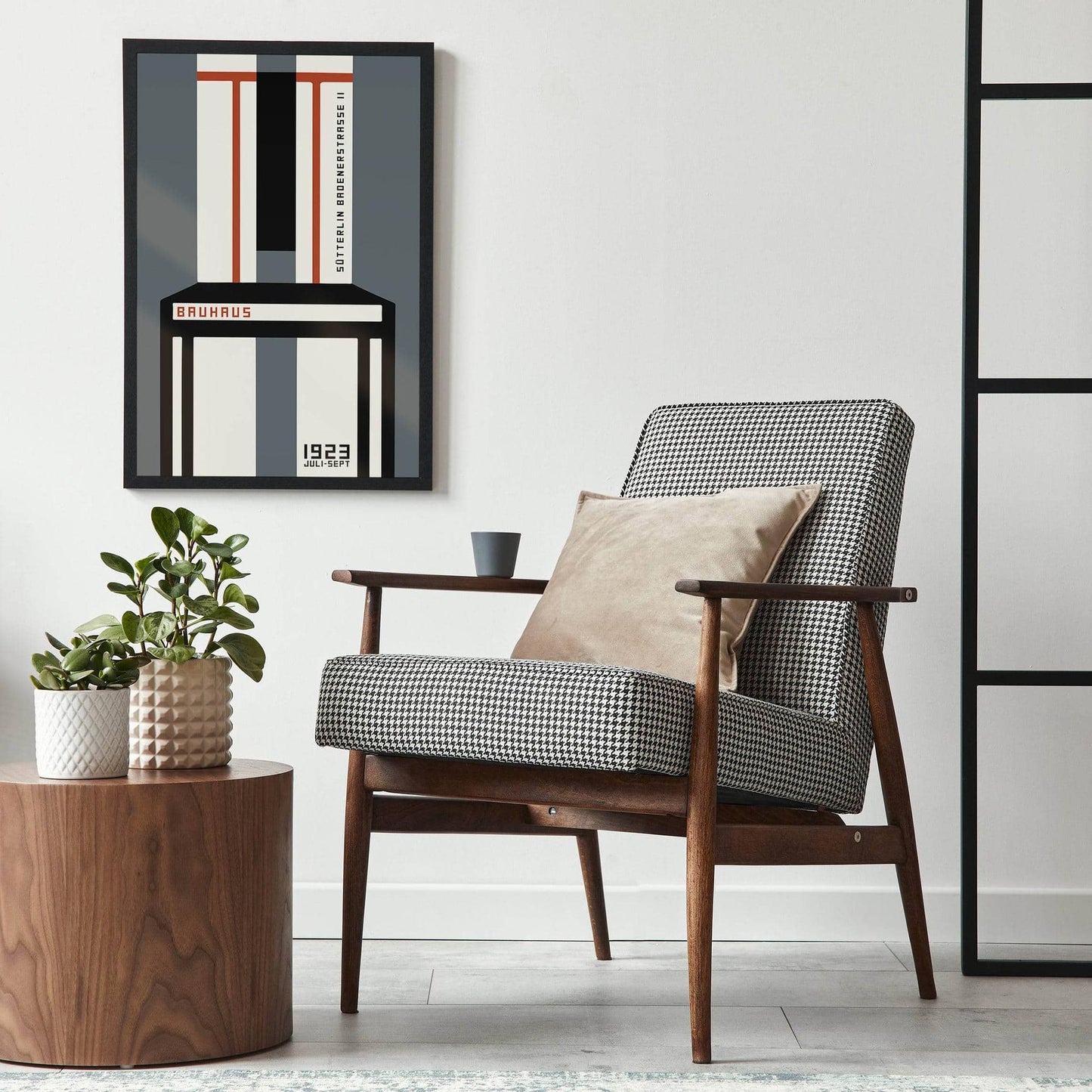 Bauhaus Geometric Retro Poster - HypeSheriff
