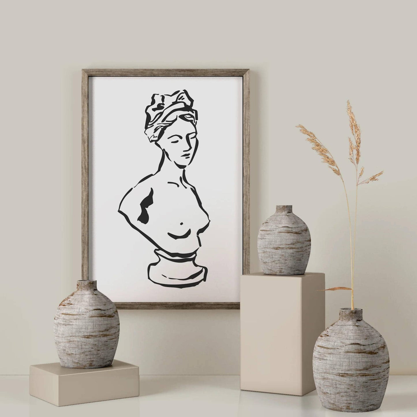 Cleopatra Greece Bust Poster - HypeSheriff