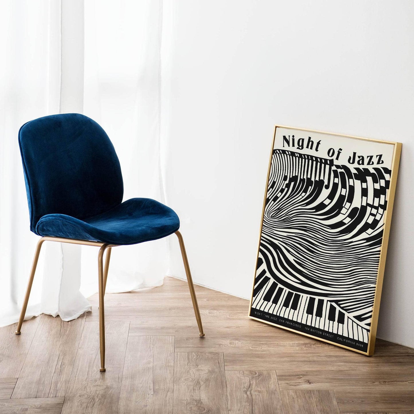 Night of Jazz San Francisco Poster - HypeSheriff