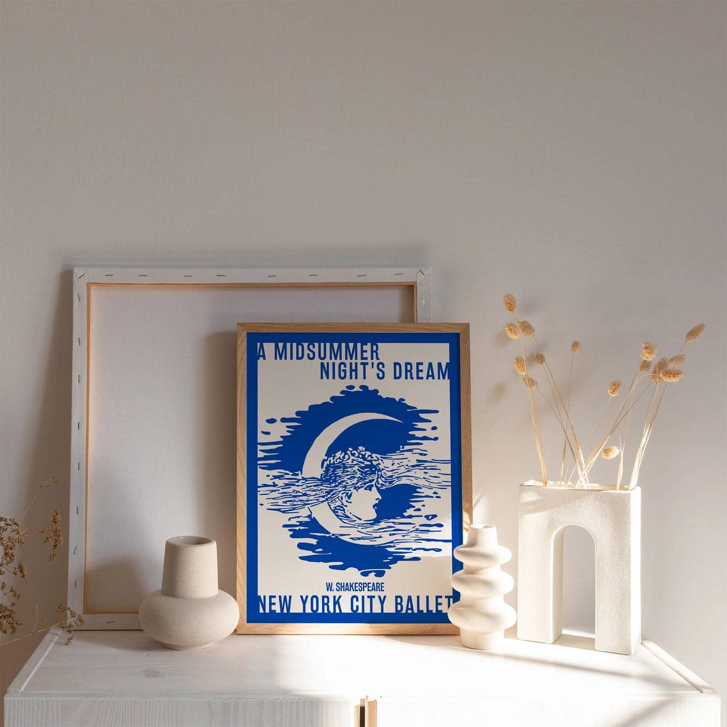 New York City Ballet Blue Poster - HypeSheriff