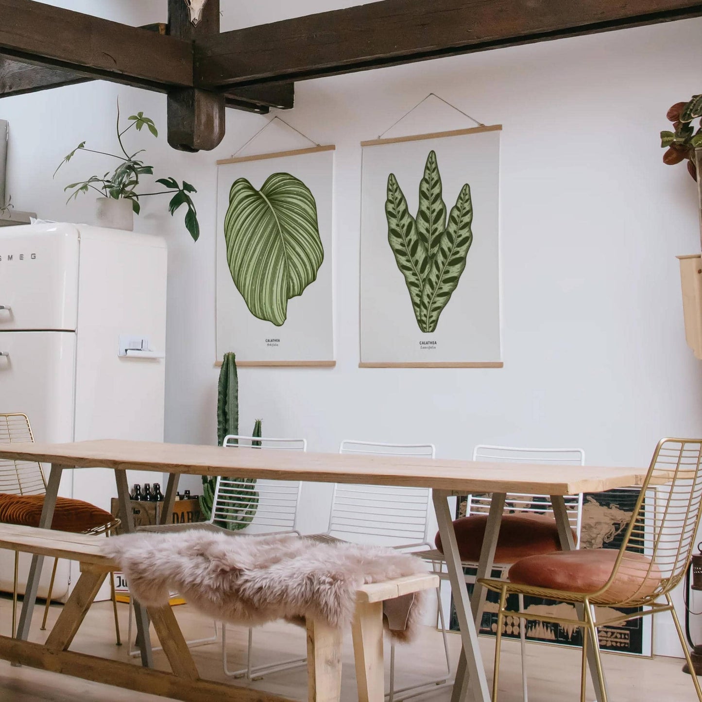 Set of 2 Calathea Botanical Posters - HypeSheriff