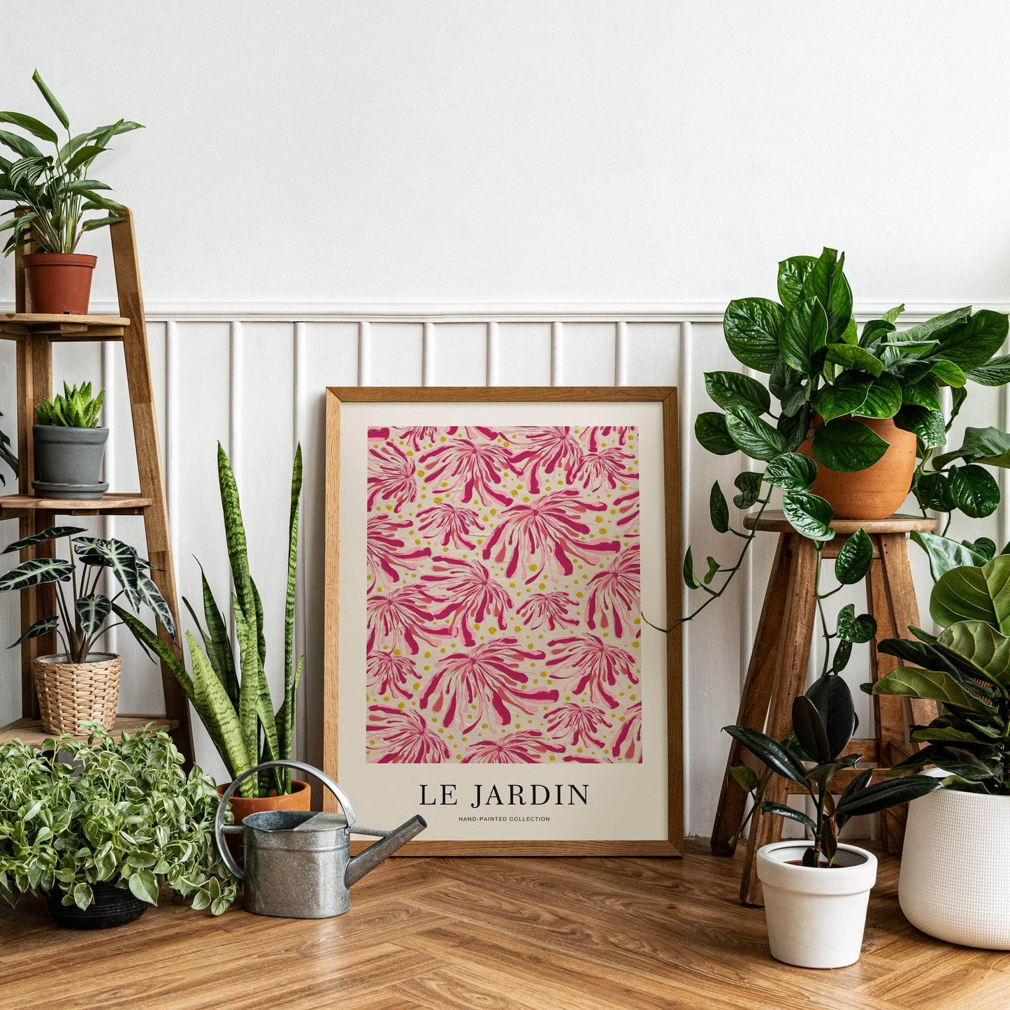 Tropical Le Jardin Botanical Garden Painted Poster - HypeSheriff