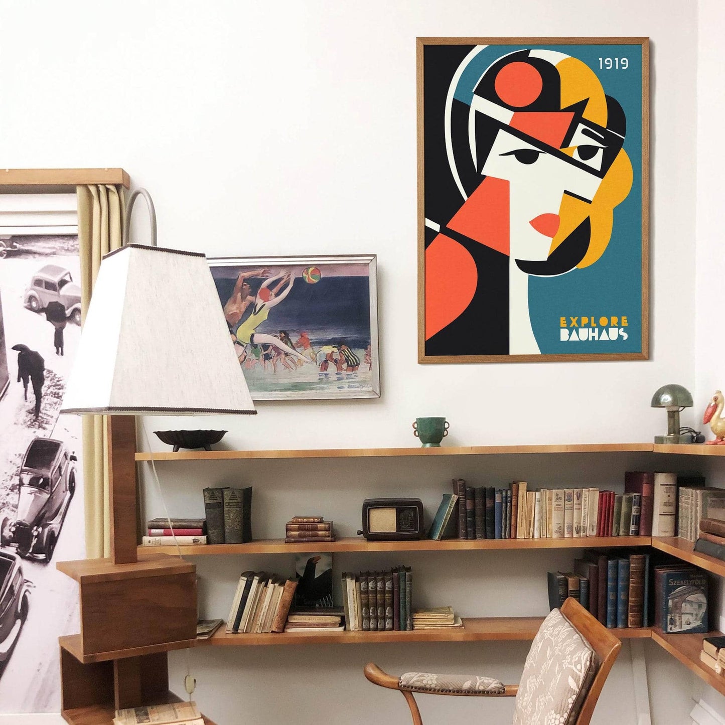 Explore Bauhaus Retro Poster - HypeSheriff