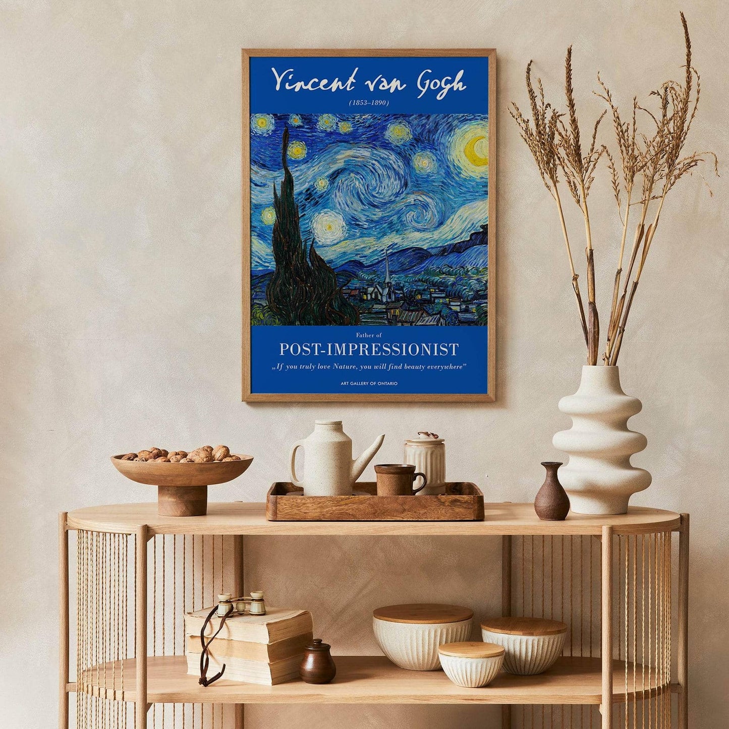 Vincent van Gogh, The Starry Night (1889) Poster - HypeSheriff