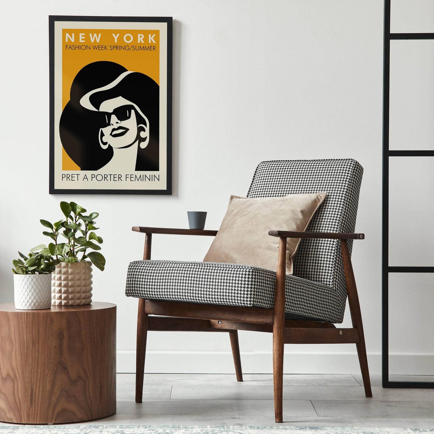 New York Fashion Week Mustard Poster - HypeSheriff