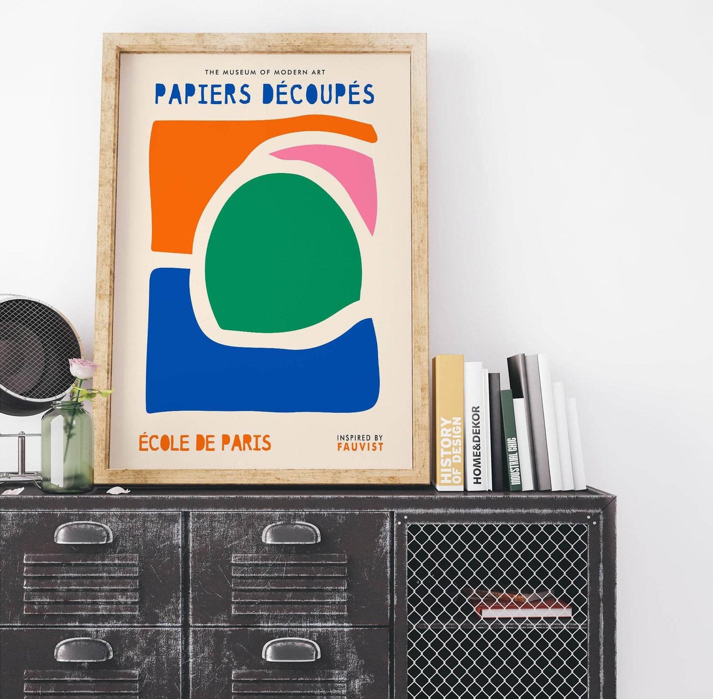 Colorful Cut Outs Poster - HypeSheriff