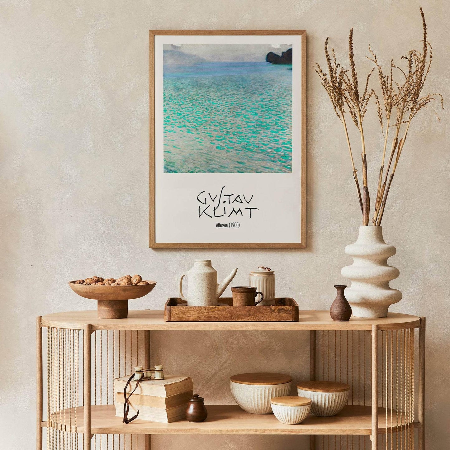 Gustav Klimt Blue Painting Poster - HypeSheriff