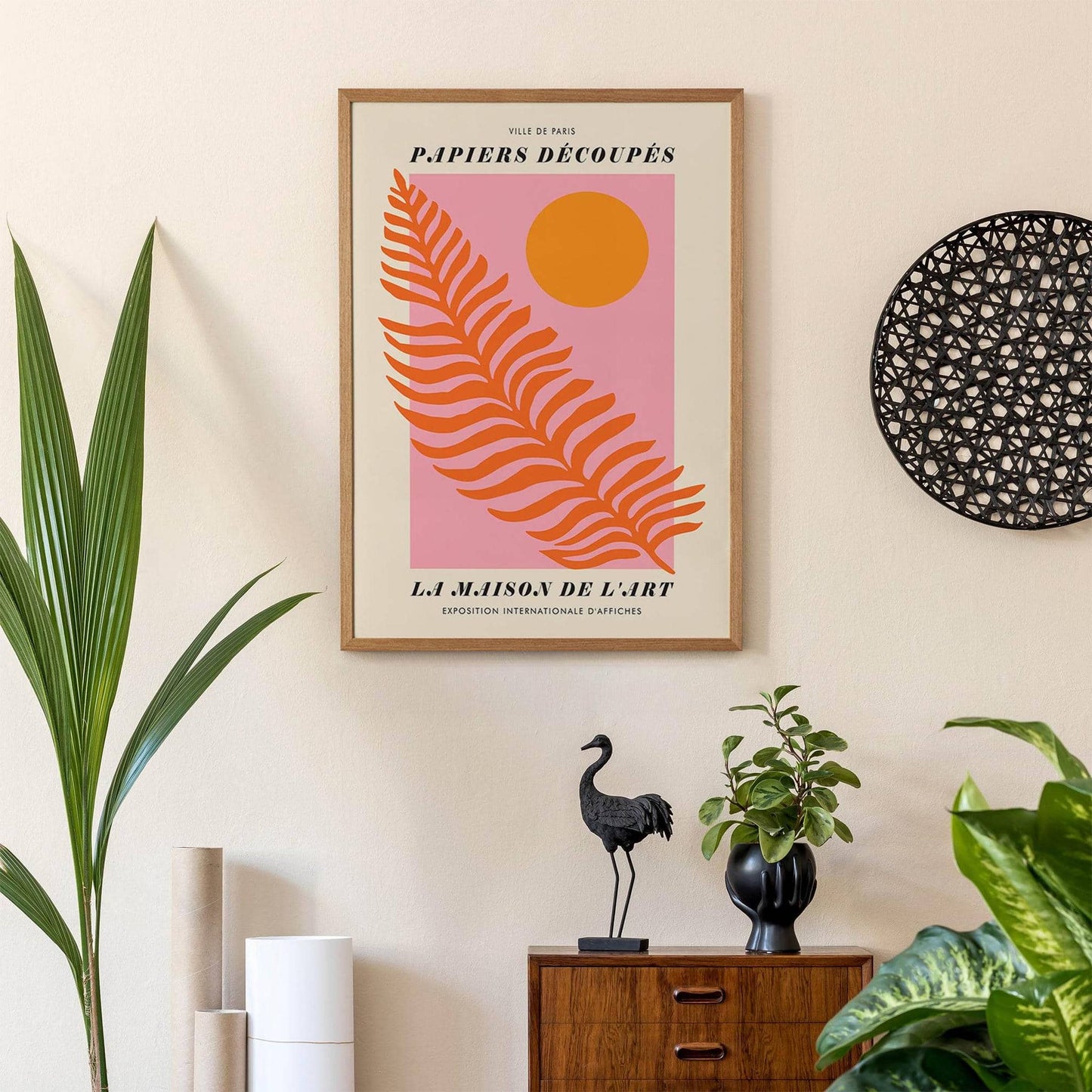 Pink Papiers Decoupes Poster - HypeSheriff