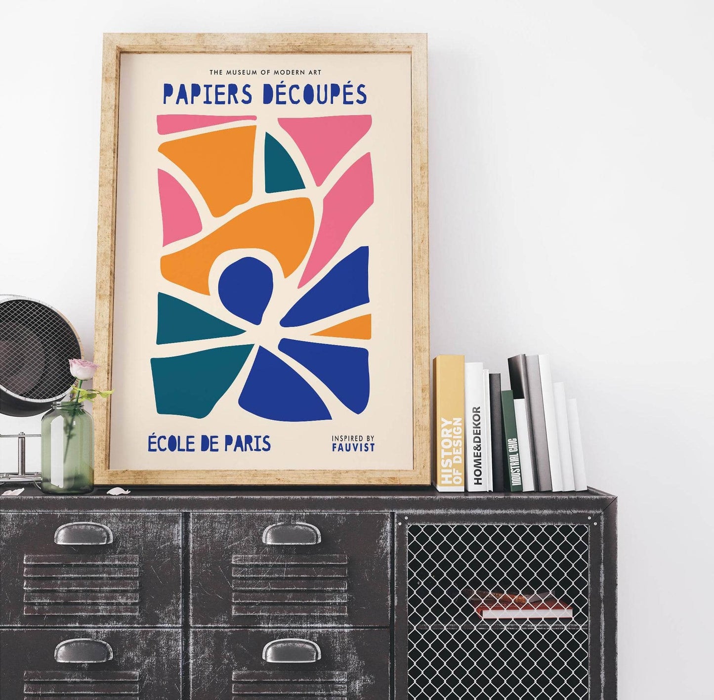 Papiers Decoupes Colorful Poster - HypeSheriff