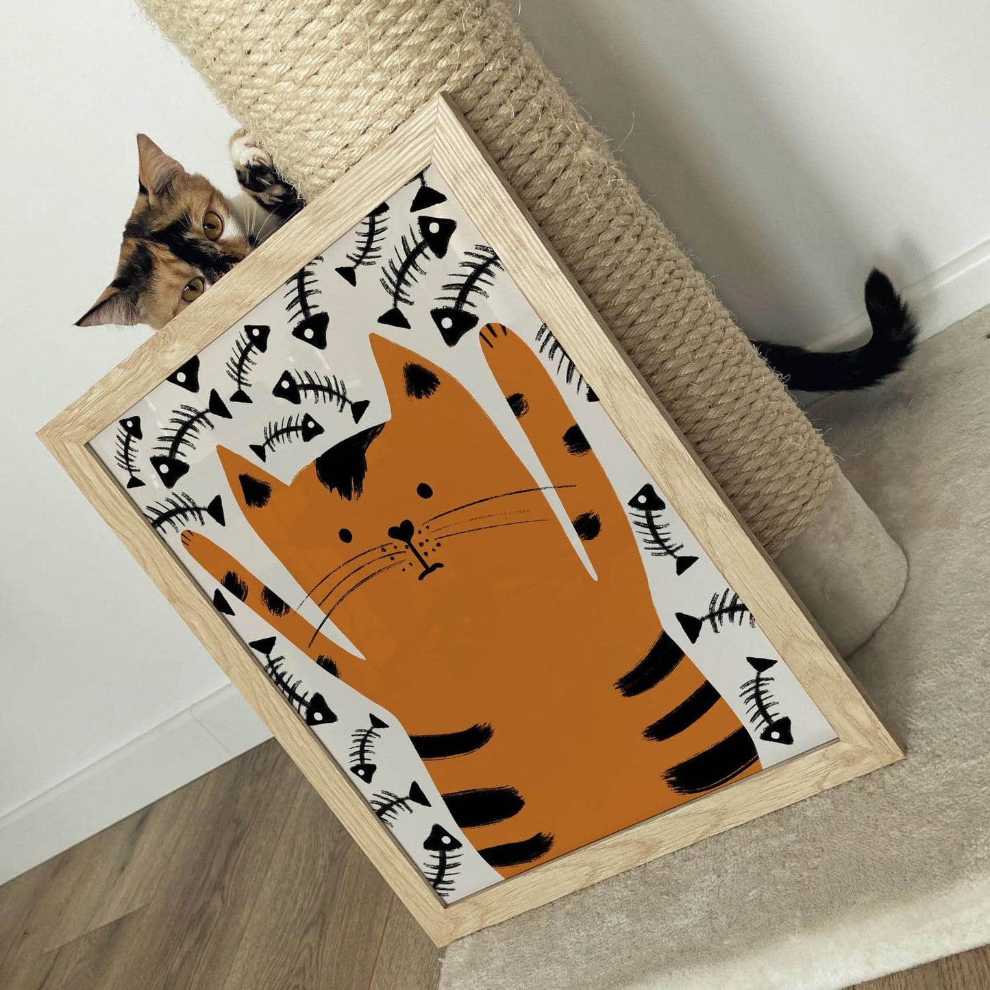 Funny Cat Glutton Poster - HypeSheriff