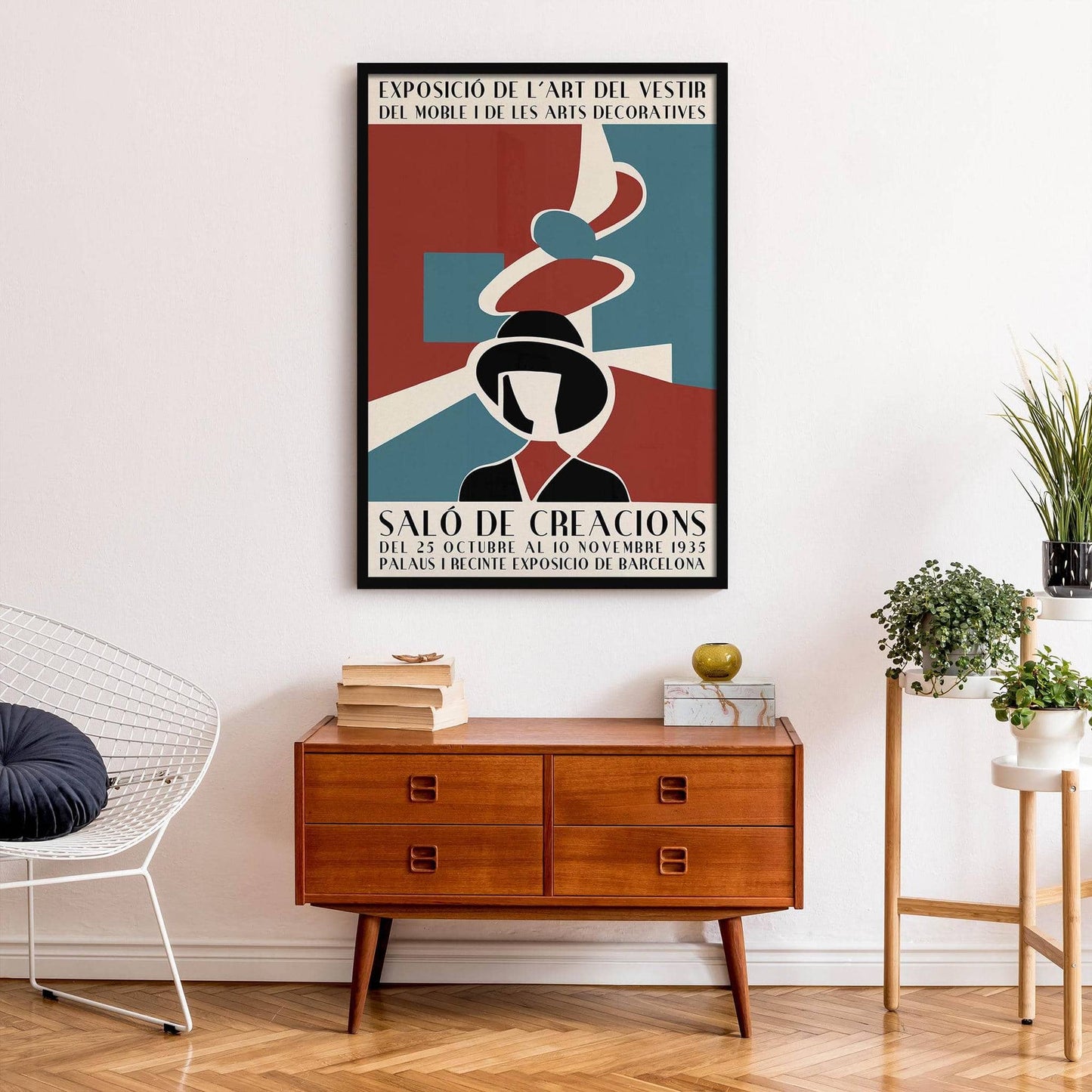 Vintage Barcelona Fashion Atelier Poster - HypeSheriff